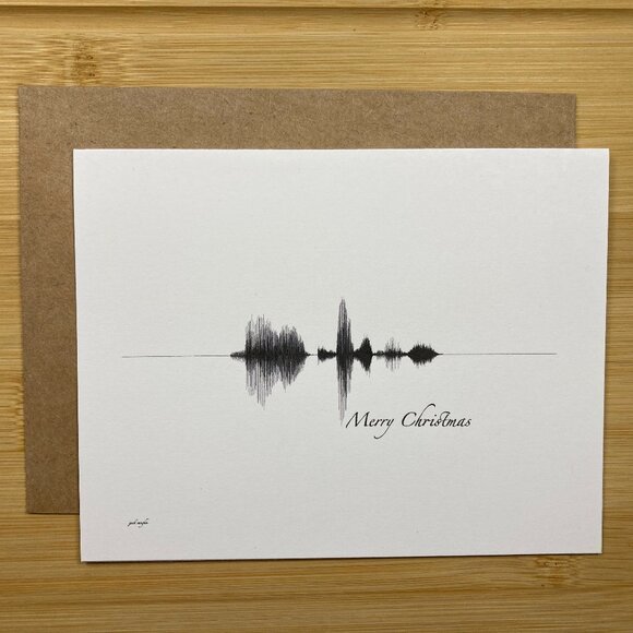Merry Christmas Soundwave Greeting Cards (10 Pack with Envelopes) - Picture 2 of 6